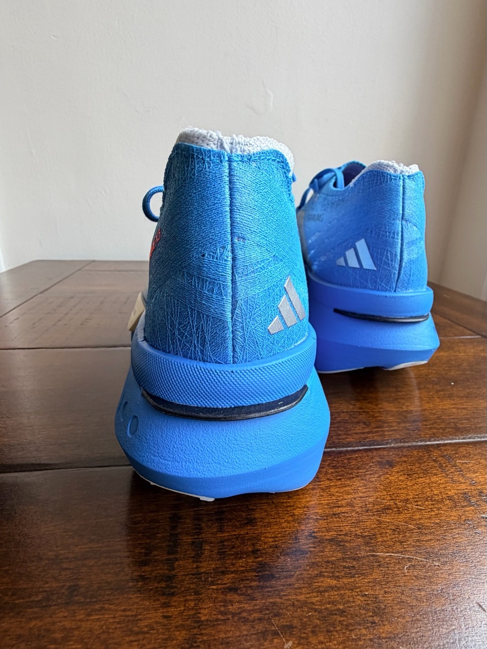 Adidas Adizero Prime X3 Strung Blue Running Shoes Men Size 9 Women 10 JQ0615 - Picture 8 of 16
